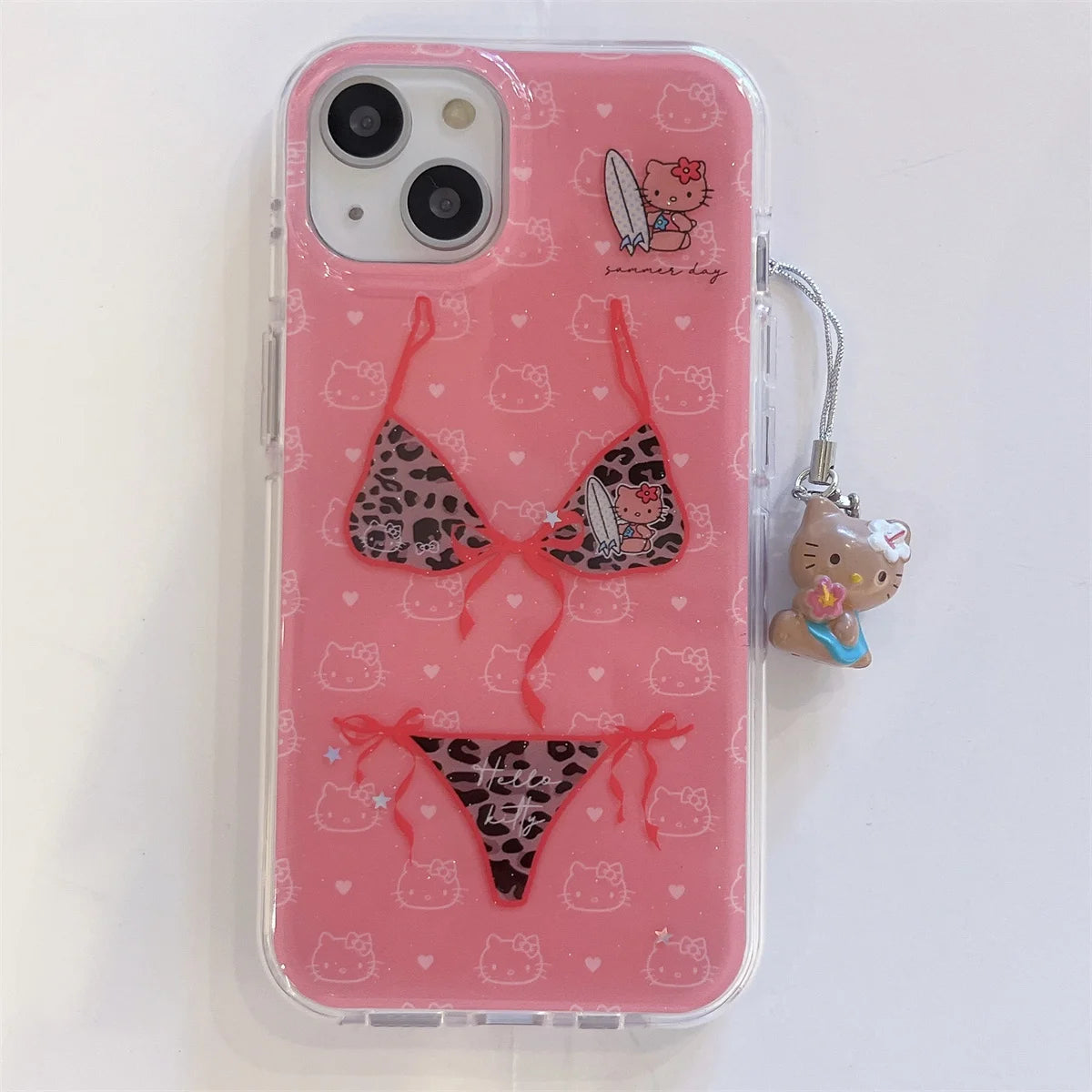 New Hello Kitty Cat Cute Korean Luxury Shockproof Phone Case