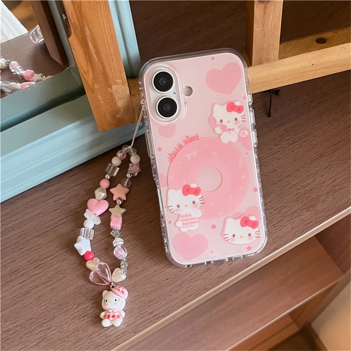 Fashion Cute Pink Kitty Cat Phone Case For iPhone