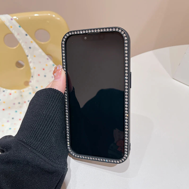 Fashion Glitter Diamond Bling Bow Glossy Phone Case