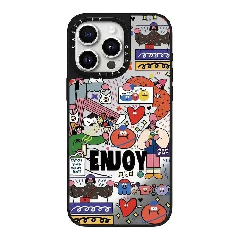 Full Screen Poya Small Panda Apple Phone Case
