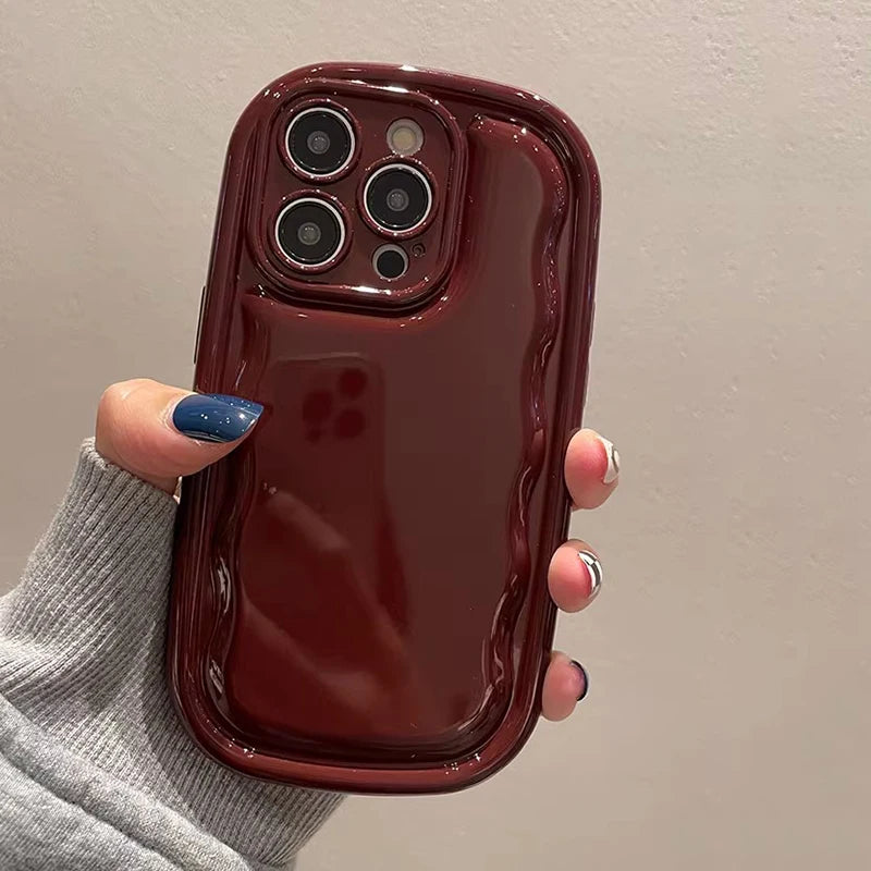 Fashion Oval Soap Shape Glossy Phone Case