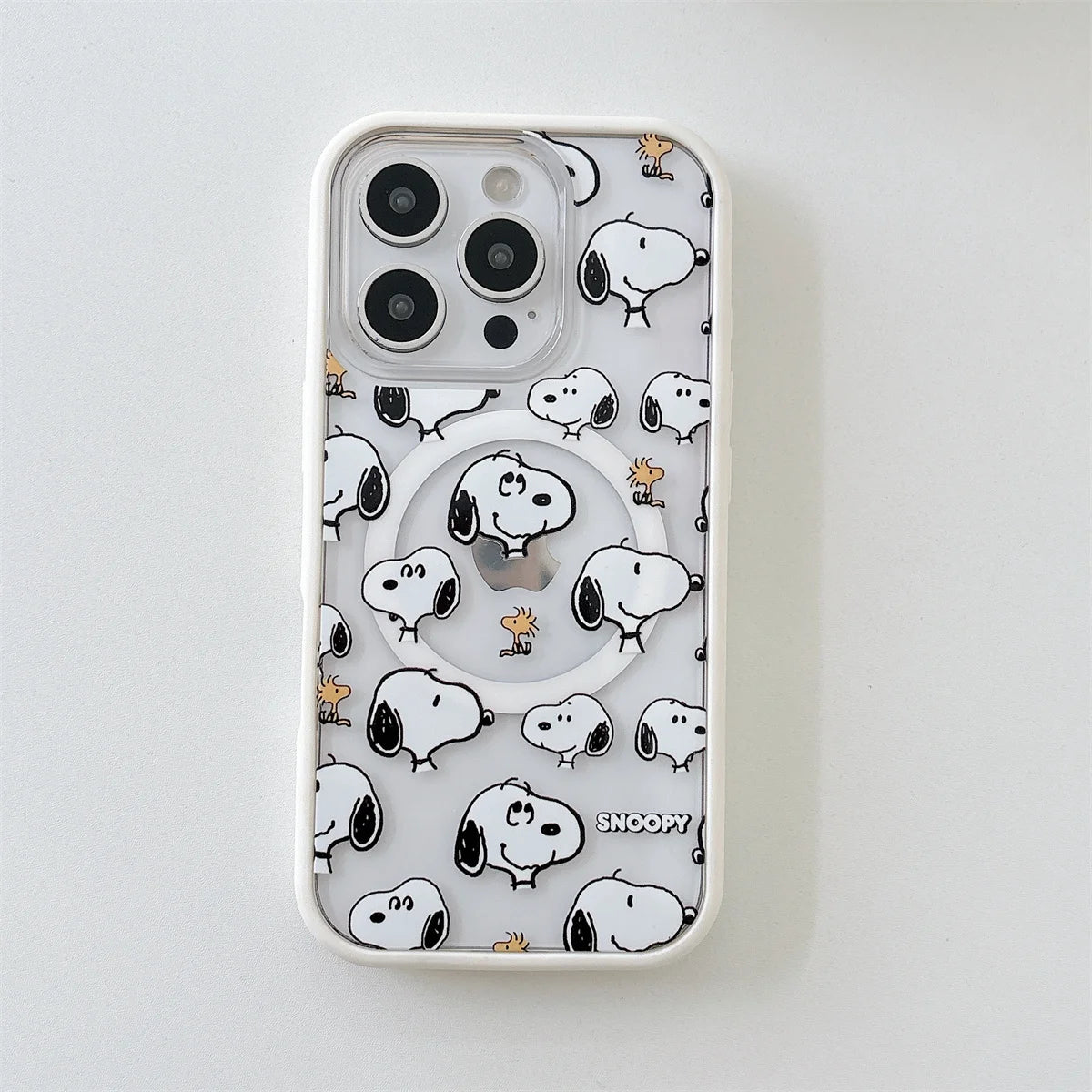 New Cute Cartoon Puppy Magnetic Stand Phone Case