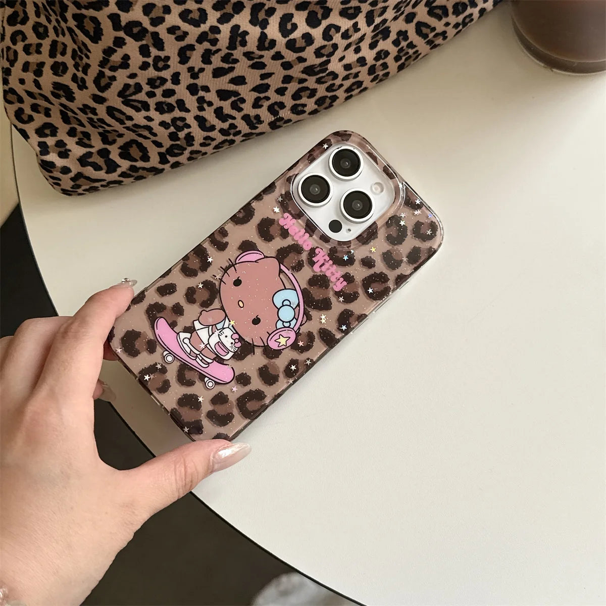 Cute Skateboard Black Kitty Cat Phone Case