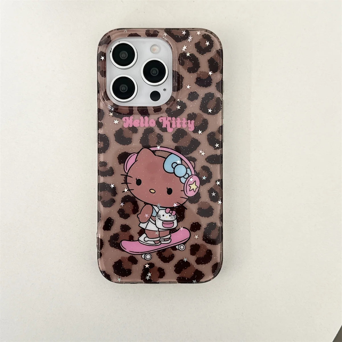 Cute Skateboard Black Kitty Cat Phone Case