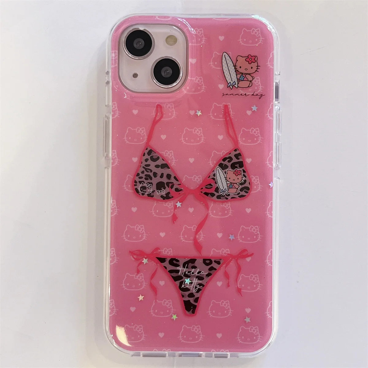 New Hello Kitty Cat Cute Korean Luxury Shockproof Phone Case