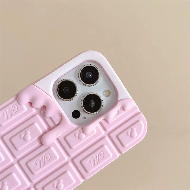 Cartoon Chocolate Mickey Minnie Phone Case