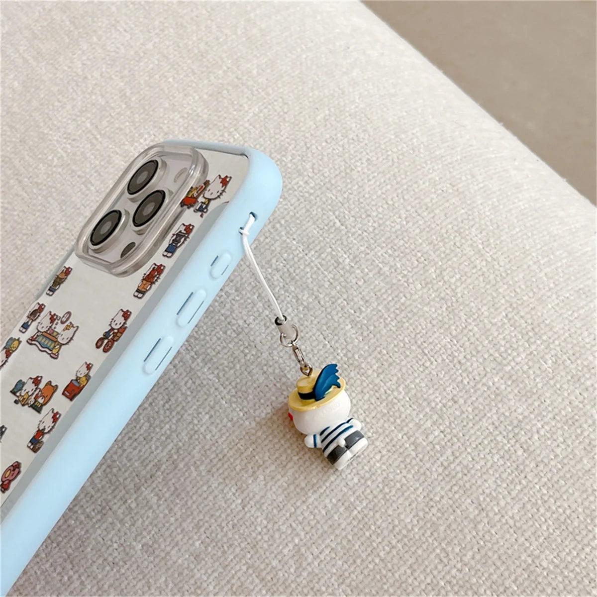 Cartoon Full Screen Kuromi Hello Kitty Laptop Flip Phone Case