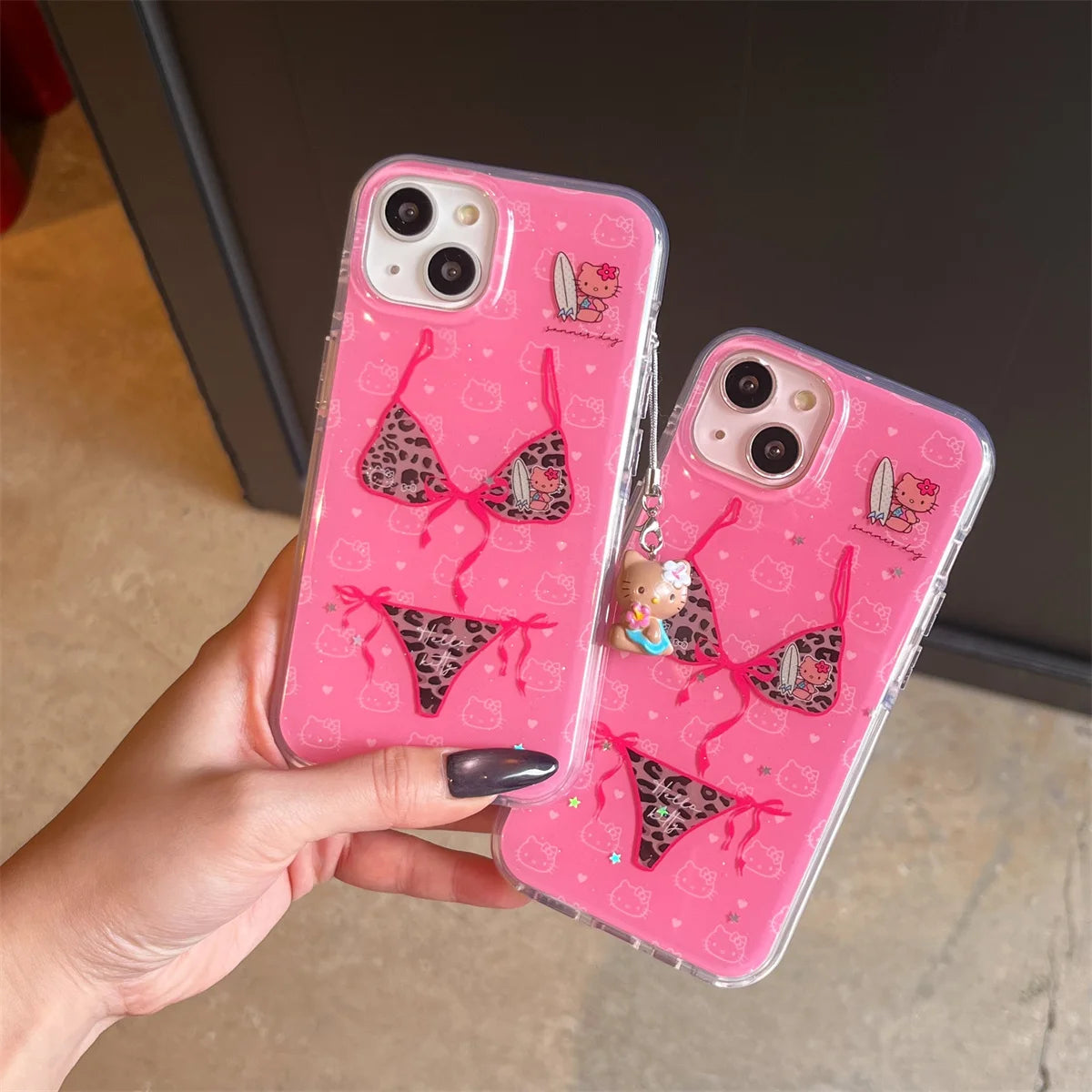 New Hello Kitty Cat Cute Korean Luxury Shockproof Phone Case