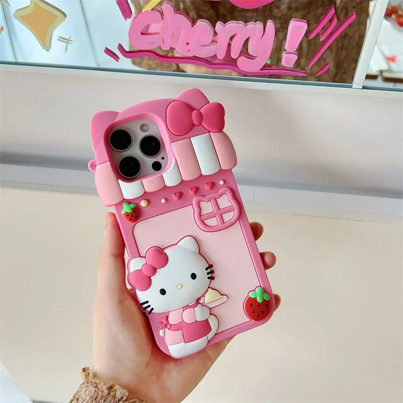 Cartoon Dessert Story Hello Kitty Phone Case