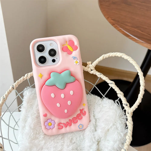Cartoon Strawberry Phone Case