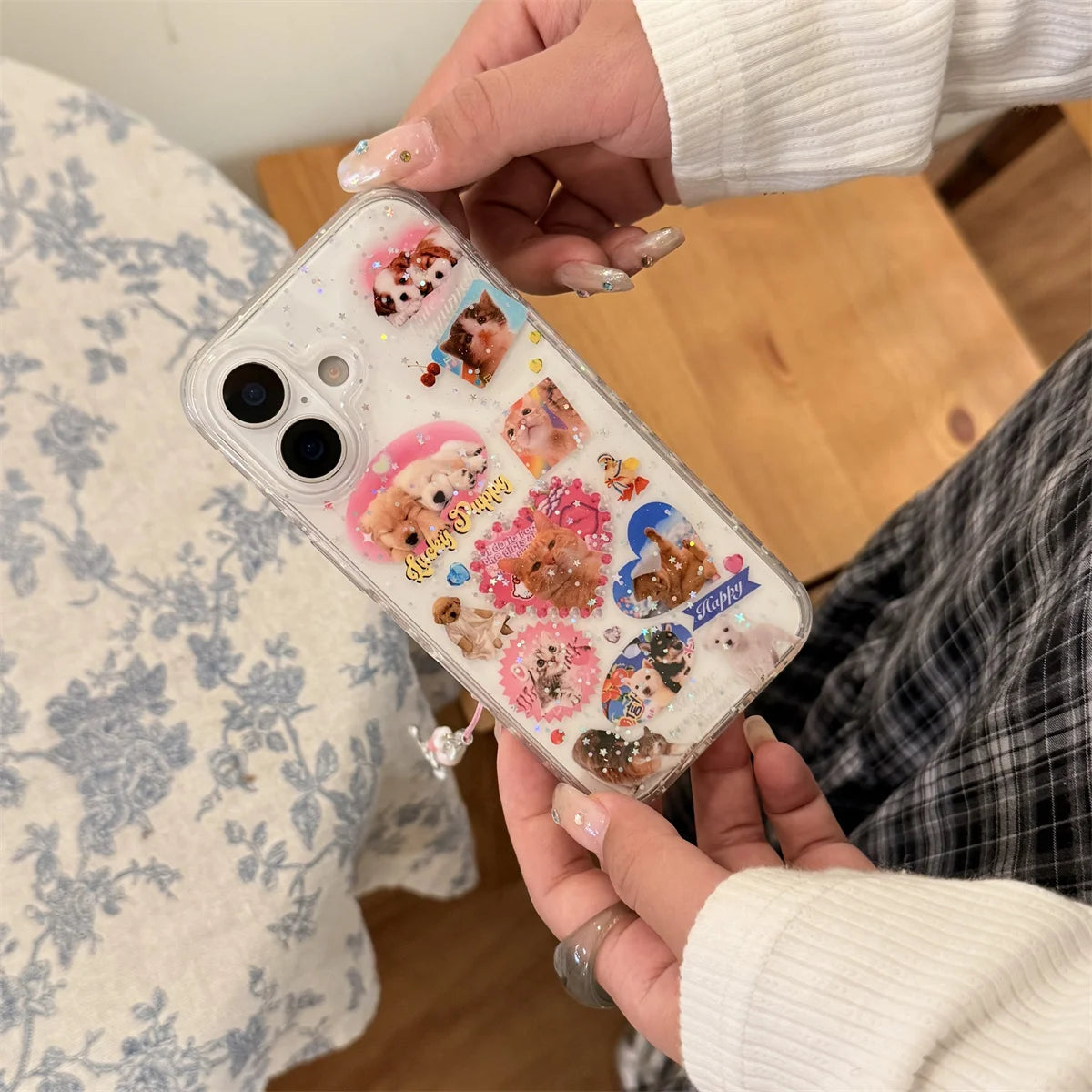 Cute Animals Puppies And Kittens Phone Case