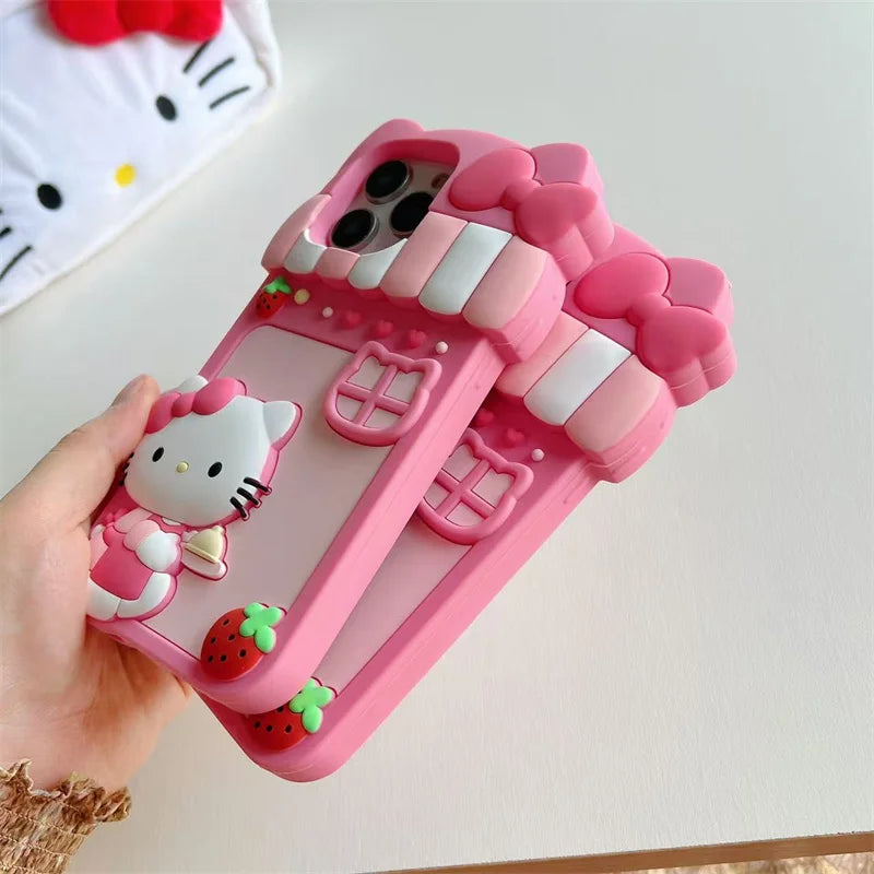 Cartoon Dessert Story Hello Kitty Phone Case