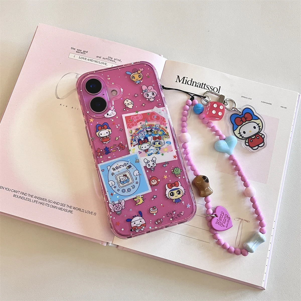Cute Kitty Cat Tamagotone Pendant Phone Case