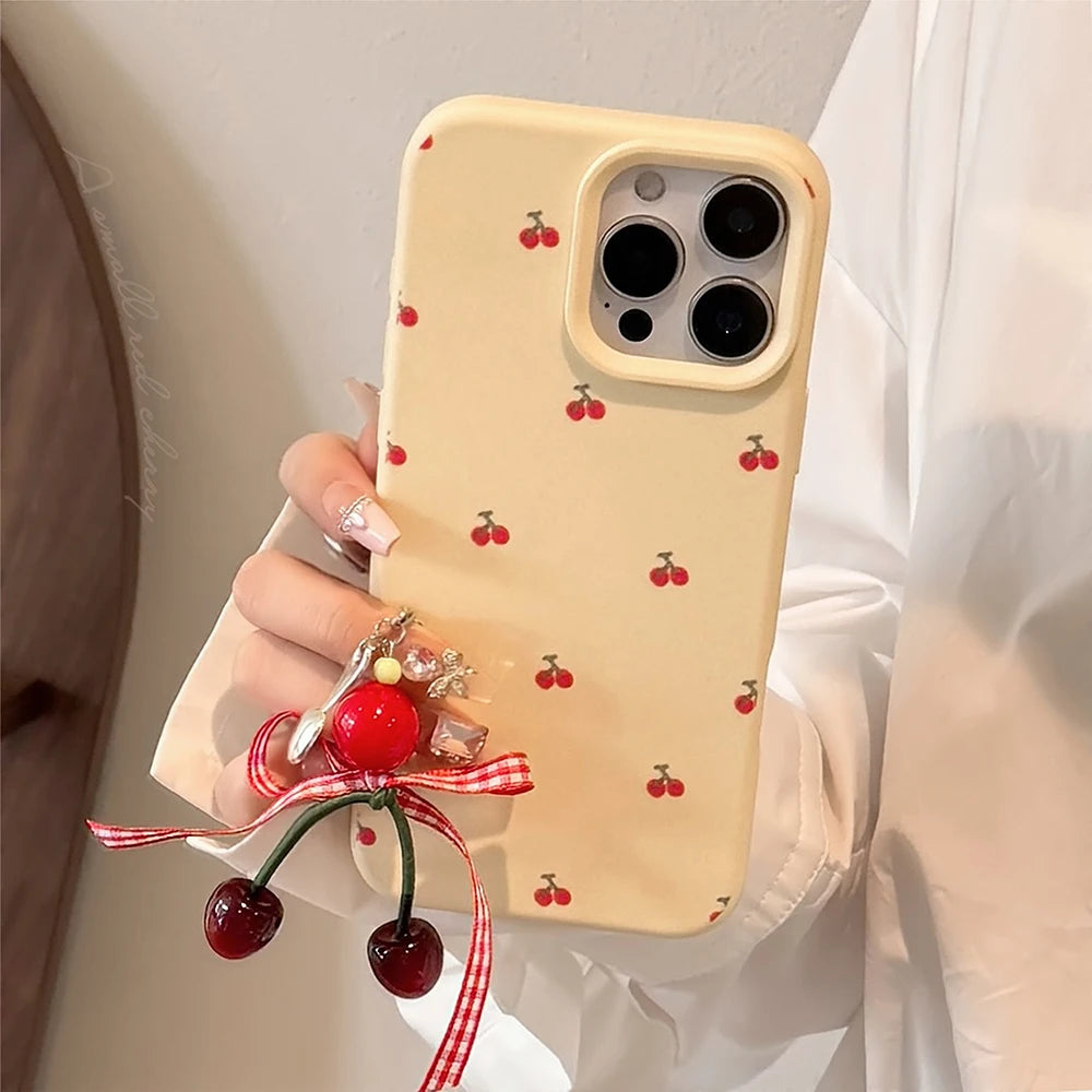 Lovely Cherry Graphic Cute Phone Case