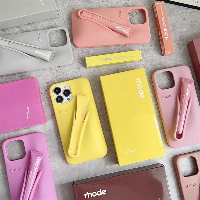 Full Set Rhode With Lip Gloss and Box For iPhone