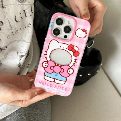 Funny Cute Hellokitty Magnetic Phone Case For iPhone