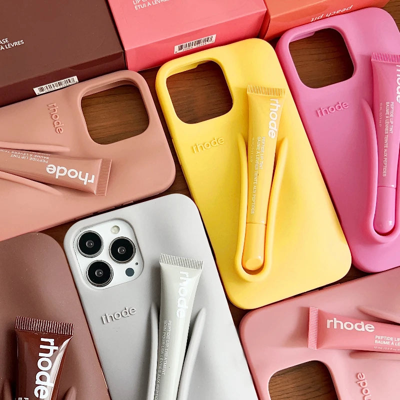 Full Set Rhode With Lip Gloss and Box For iPhone