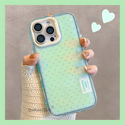 Cute Polka Dot Macron Color Phone Case