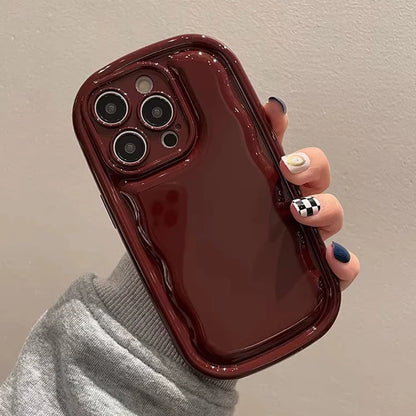 Fashion Oval Soap Shape Glossy Phone Case