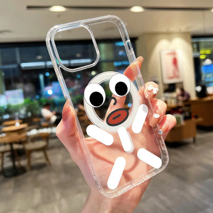 Cute Bow For Magsafe Magnetic Wireless Charge Case For iPhone