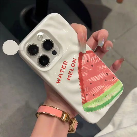 Cute Cartoon Summer Watermelon Pattern Phone Case For iPhone