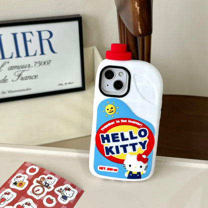 Funny Cartoon Washing Liquid Hello Kitty Phone Case