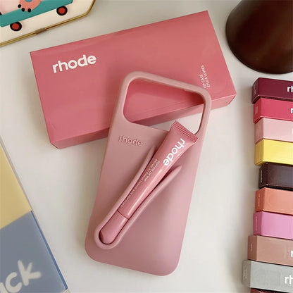 Rhode Lipstick Holder Phone Case For iPhone With Box
