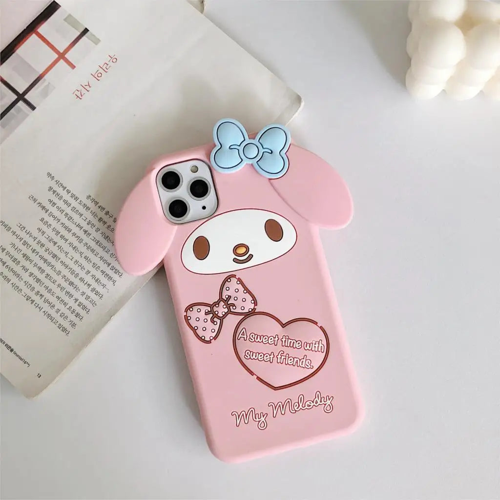 Cartoon My Melody Cinnamoroll Soft Silicone Phone Case