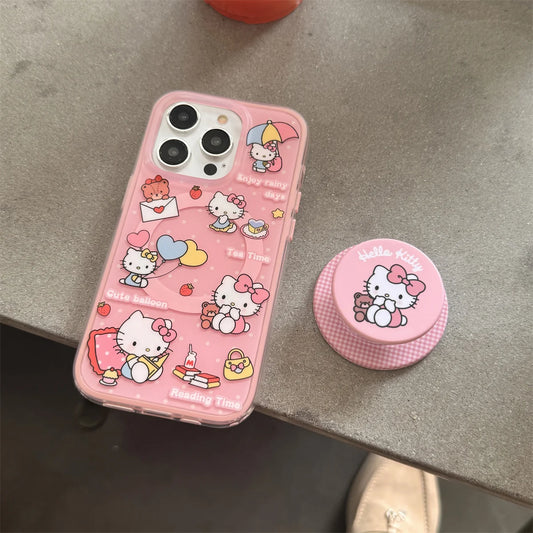 New Hello Kitty Cat Cute Luxury Shockproof Phone Case
