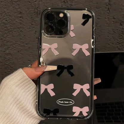 Fashion Pink Bow Knot Compatible Phone Case