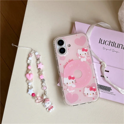 Fashion Cute Pink Kitty Cat Phone Case For iPhone