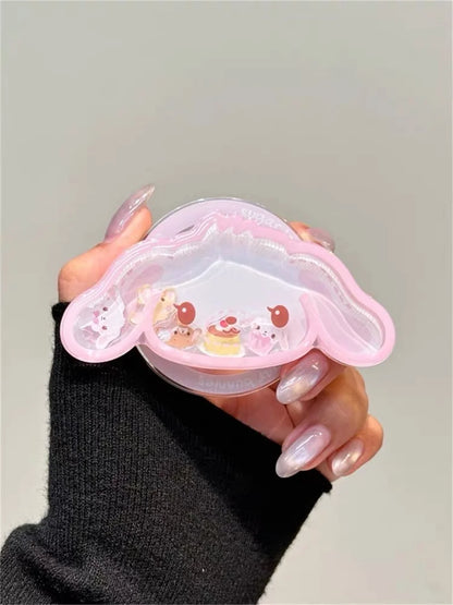 Funny Cartoon Dessert Rabbit Magsafe Magnetic Stand Phone Case