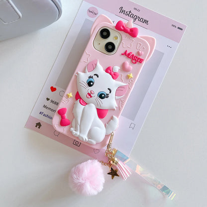 Kawaii Cartoon Marie Cat Phone Case