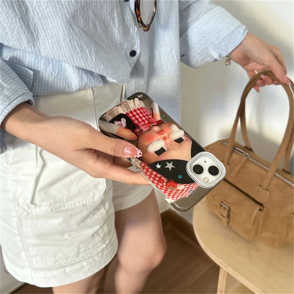 Funny Cartoon Cry Girl Phone Case