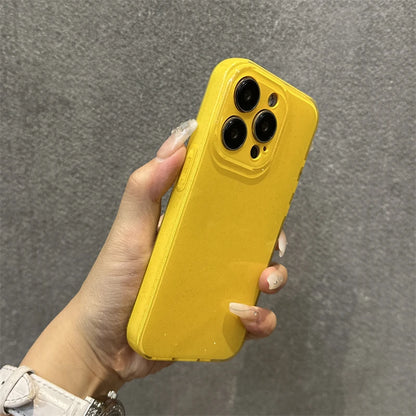 Bright Fluorscent Yellow Glitter Phone Case