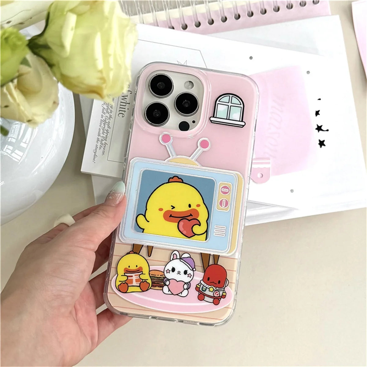 Funny Cute Cartoon Duck Phone Case For iPhone