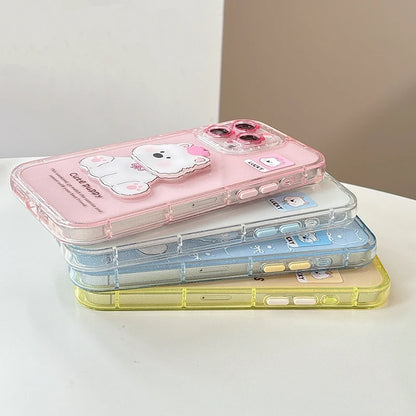 Cute Puppy Dog Shockproof Bumper Phone Case