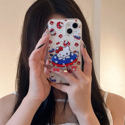 New Hello Kitty Cat Cute Shockproof Phone Case