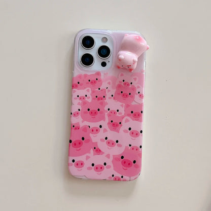 Cartoon Funny Pink Pig Phone Case