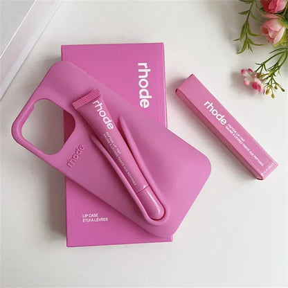 New Set Rhode With Lip Gloss iPhone Case And Box