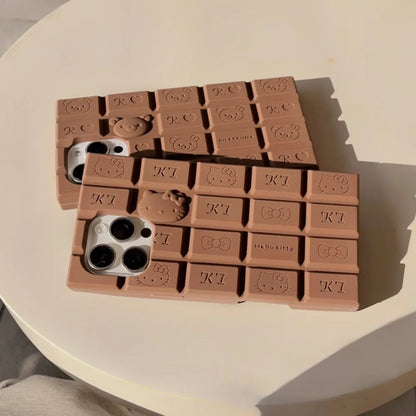 Chocolate Rilakkuma Phone Case