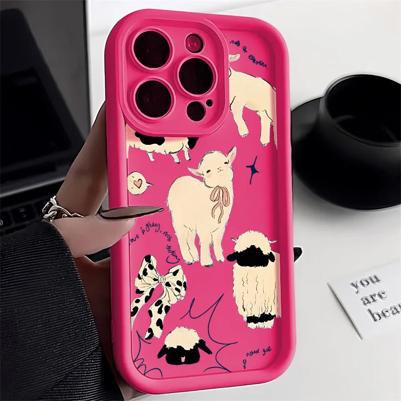 Angel Sheep Silicone Phone Case