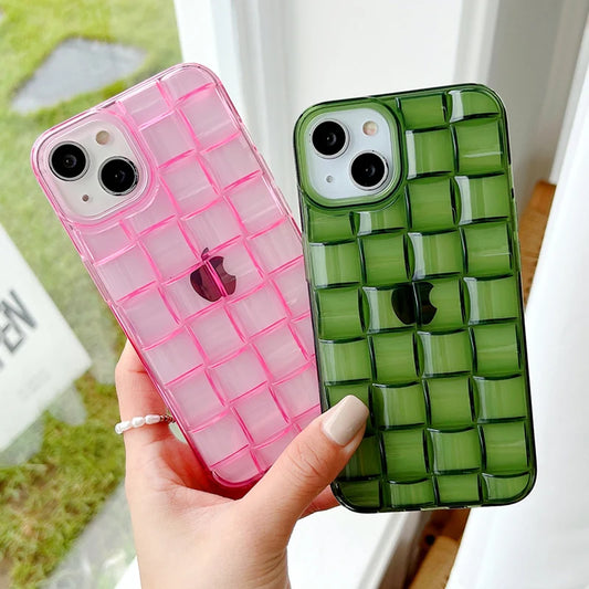 Stylish 3D Ice Cubes Soft Clear Phone Case