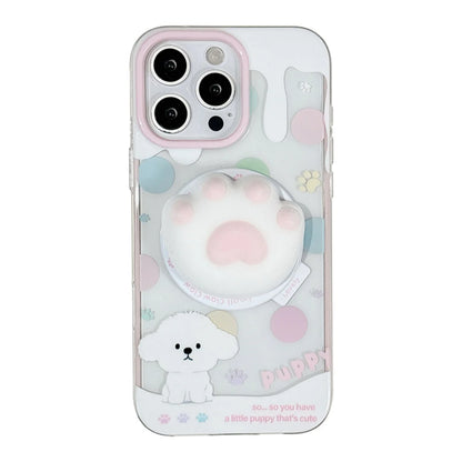 Kawaii Cartoon Puppy Hellokitty Magnetic Phone Case For iPhone