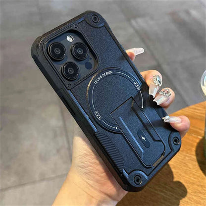 Invisible Stand For Magsafe Magnetic Wireless Charging Case For iPhone