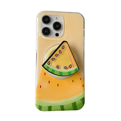 Cute Summer Watermelon Holder Stand Phone Case