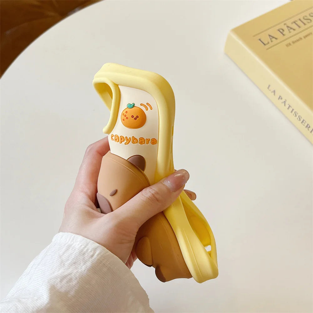 Cute Cartoon Capybara Squishies Phone Case