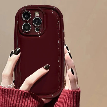 Fashion Oval Soap Shape Glossy Phone Case