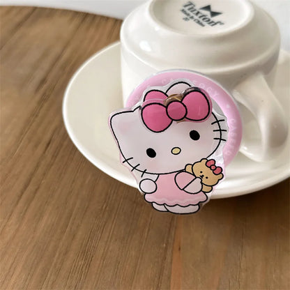 Korean Cute Pink Hello Kitty Magnetic Phone Case For iPhone