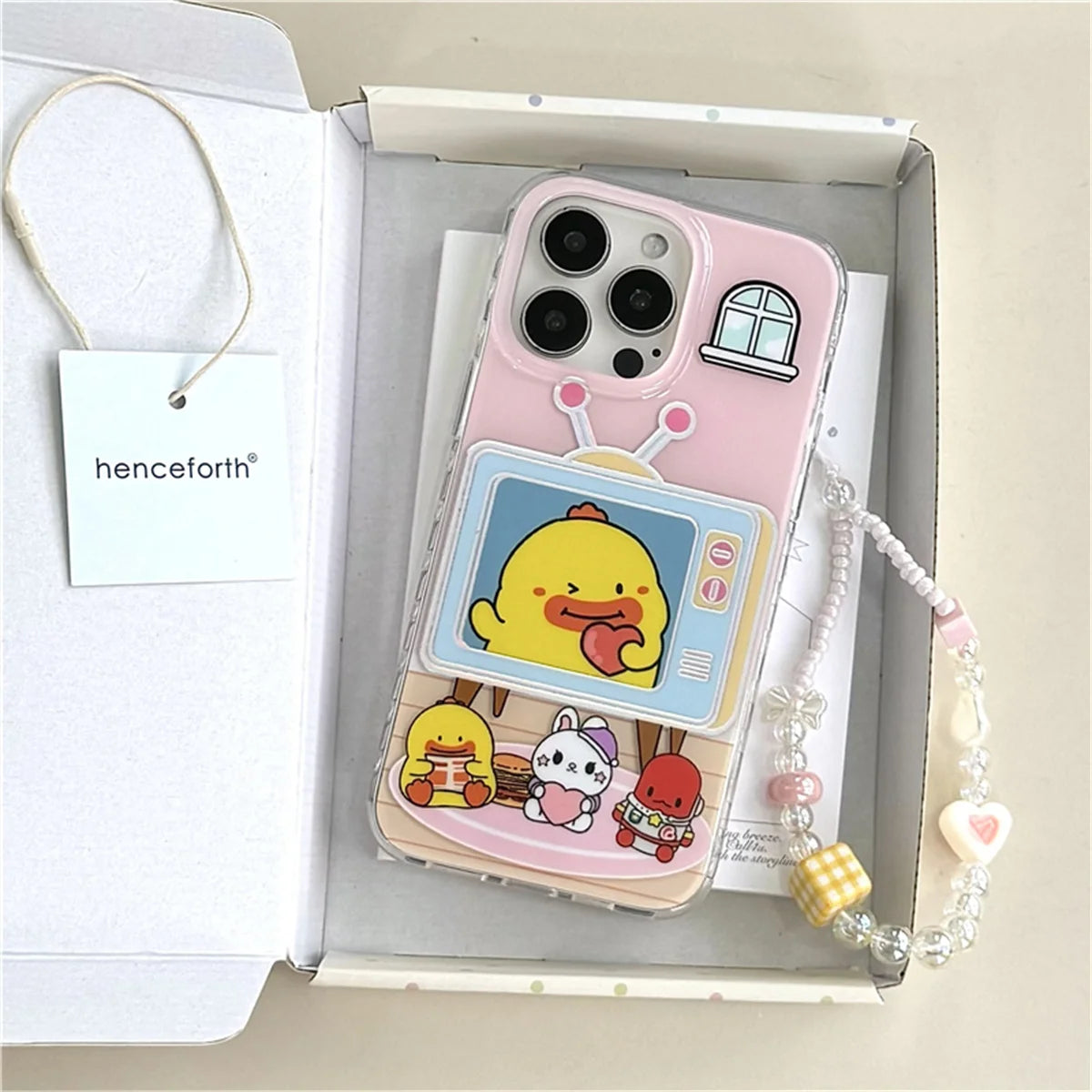 Funny Cute Cartoon Duck Phone Case For iPhone